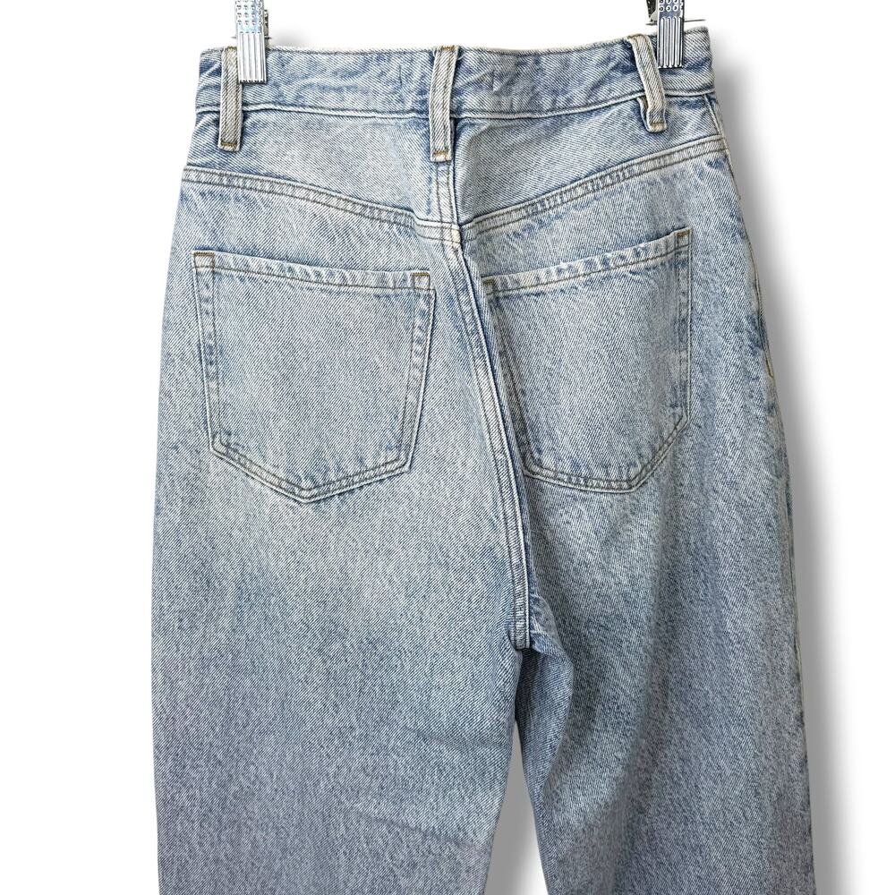PacSun Eco Light Blue Wash 90's Boyfriend Distressed Baggy Relaxed Jeans Size 26 - Picture 5 of 7